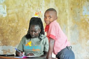 writing up notes from eye tests